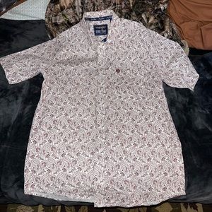 George Straight Wrangle Short Sleeve Button Up